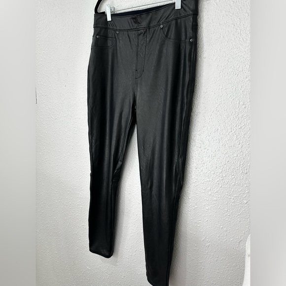 SPANX Women's Leather Skinny Pants Leggings Size M - Picture 3 of 9